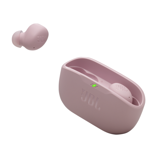 JBL Wave Buds 2 - Pink - True Wireless Noise Cancelling Earbuds - Detailshot 2